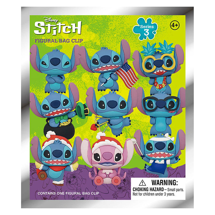 Stitch Series 3 3D Collectable Keychains